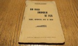DIN VIATA DRUMULUI DE FIER Schite, Reportaje, Note de Drum - GEORGE CARARA (dedicatie-autograf) - Editura Librariei Ioan Calinescu-Buzau, 1933, 162 p.