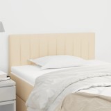Cumpara ieftin Tăblie de pat, crem, 90x5x78/88 cm, textil