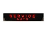 Panou Led de Exterior Programabil/Reclama Luminoasa 200x40 ROSU ideala pentru SERVICE AUTO