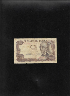 Spania 100 pesetas 1970 seria2784453 foto