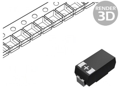 Condensator tantal-polimer 330uF 10V SMD foto