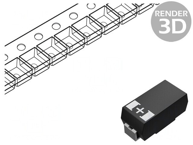 Condensator tantal-polimer 330uF 10V SMD