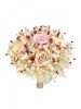 Buchet mare personalizabil cu trandafiri naturali criogenati si flori naturale uscate si criogenate, (Roz Verde), Eventissimi&reg;