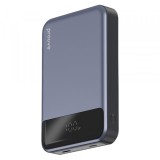 Baterie Externa Wireless Proove Hoodman, 10000mAh, 20W, PD + FQI, 1 x QI - 1 x USB-C, Gri PBH120010003