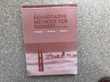 Cumpara ieftin ANDERSON,SWEENEY,WILLIAMS : QUANTITATIVE METHODS FOR BUSINESS, 1989