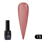 Ojă semipermanentă cu efect de vitraliu Global Fashion 8ml, Tinted Glass 15
