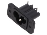 Conector Alimentare AC IEC 60320 C6 2.5A 250V