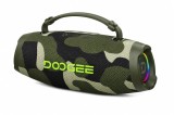 Cumpara ieftin Boxa Portabila Bluetooth DOOGEE Wild Boom, Verde, 100W Peak (80W RMS), Bluetooth 5.3, IP55, RGB, TWS Stereo, USB, TF Card, AUX, 6000mAh, Curea Umar