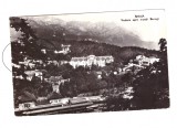 CP Sinaia - Vedere spre muntii Bucegi, RPR, circulata, cu pliu