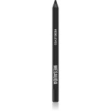 Mesauda Milano Rebeleyes creion dermatograf waterproof cu efect matifiant culoare 101 Spider 1,2 g
