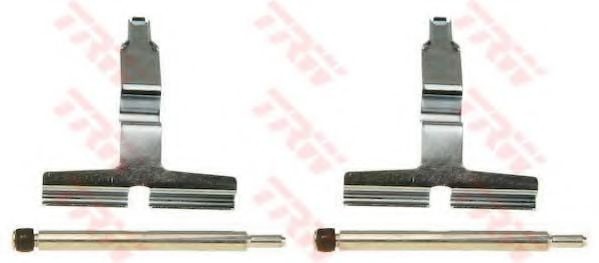 Set accesorii, placute frana MERCEDES CLK Cabriolet (A208) (1998 - 2002) TRW PFK412