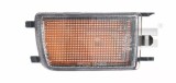 Semnalizator fata stanga VW Golf III Vento 191998, lentila alba, bec P21W, cu suport bec, omologare ECE, compatibil OE 1H0953049A 1H0953049D