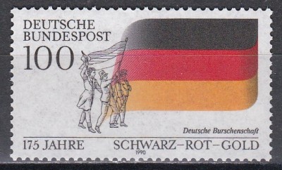 Germania 1990 - A 175-a aniversare a Societății Studențești, MNH foto
