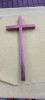 Crucifix simplu din lemn 50 x 23 cm