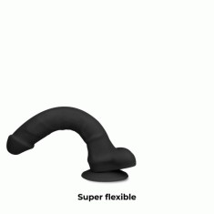 COCK MILLER - SILICONE DENSITY COCKSIL ARTICULABLE BLACK 24 CM foto