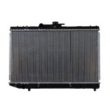 Radiator racire Toyota Starlet (P9), 02.1996-07.1999, Motorizare 1, 3 55kw Benzina, cutie Manuala, tip Denso, diametru intrare/iesire 28/28mm, dimens, SRLine