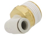 Racord Push-In 90&deg; Filetat 1-10bar 5-60&deg;C