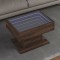 vidaXL Măsuță de cafea cu LED stejar maro 70x50x45 cm lemn prelucrat 847538