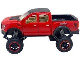 Macheta metal Ford Raptor cu suspensii, sunet, lumina, deschide usile 1:28