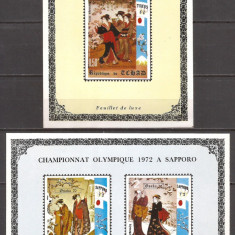 CIAD PICTURA JAPONEZA ( 2 colite de luxe ndt.) MNH