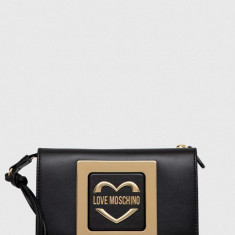 Love Moschino borseta culoarea negru