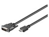 Cablu HDMI-DVI-D 2m Negru