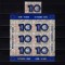 RO 2009 LP 1825+a &quot;10 ani moneda EURO&quot; ,serie+ minicoala 6 marci folio aur ,MNH