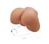 Masturbator Crazy Bull Ilana, Vibratii, Suctiune, Voce Senzuala, TPR, USB, Maro, 7 kg