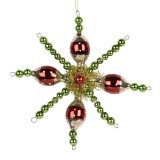 Cumpara ieftin Ornament brad Craciun sticla multicolora KI 16x3x16 cm