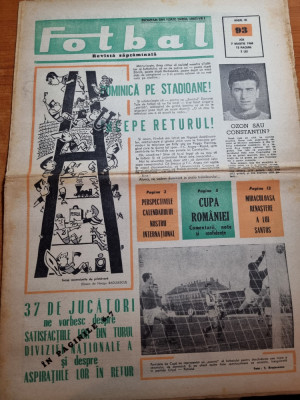 fotbal 7 martie 1968-art.fc arges,dobrin,farul,steaua,jiul,petrolul,dinamo,UTA foto