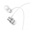 Handsfree 3.5mm HOCO M110, Argintiu