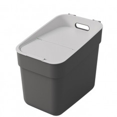 Coș de gunoi Curver READY TO COLLECT, 20L, 24,6x36,7x33,1 cm, gri închis, pentru gunoi