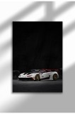 Poster p&acirc;nză ne&icirc;nrămat cu supermașină - Imprimare digitală - 2023 Huracan GT3 EVO-2 06 | A4 (21 x 29.7 cm)