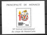 Monaco 1984 - Circul,bloc neuzat,perfecta stare(z), Nestampilat