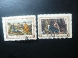 2 Timbre URSS 1956 - Pictura Perov , stampilate