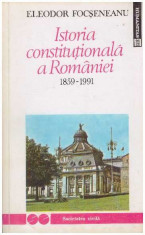 Istoria constitutionala a Romaniei 1859-1991 foto