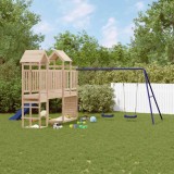 VidaXL Set de joacă pentru exterior, lemn masiv de pin