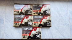 05.Lot 5 Casete Audio Maxell XL II 90 TYPE II High Bias Sigilate foto