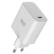 Incarcator retea 100-240V - USB-C Well GaN PD 65W 5V/3A 9V/3A 12V/3A 15V/3A 20V/3.25A alb