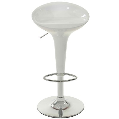 Scaun bar ABS 101, rotativ, cadru cromat, inaltime ajustabila, suport picioare, 100 kg foto