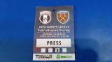 Acreditare presa Astra Giurgiu - West ham United