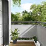 Paravan de balcon gri deschis 75x500 cm 100% poliester oxford GartenMobel Dekor, vidaXL