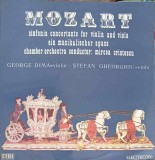 Disc vinil, LP. SIMFONIA CONCERTANTA IN MI BEMOL MAJOR PENTRU VIOARA-MOZART