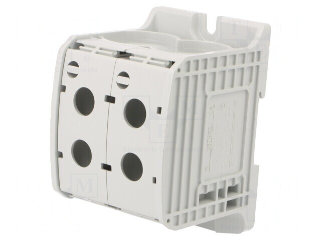 Conector de Șine 185mm2 cu 4 Borne Gri STB TS35