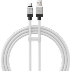 Cablu alimentare si date Baseus, Fast Charging Data Cable pt. smartphone, USB (T) la USB Type-C (T), 100W, 1m, alb