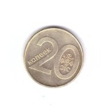 Moneda Belarus 20 copeici 2009, stare buna, curata
