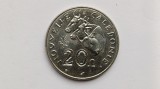 Noua Caledonie-20 Francs 2002 UNC, Australia si Oceania