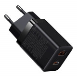 &Icirc;ncărcător De Perete Rapid Baseus Super Pro USB / USB Tip C 30W Power Delivery &Icirc;ncărcare Rapidă Negru (CCSUPP-E01)