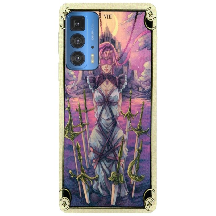Husa compatibila cu Motorola Edge 20 Lite model Blinding swords, Silicon, TPU, Viceversa