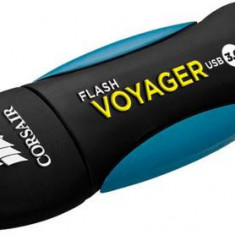 Stick USB Corsair Voyager V2, 32GB, USB 3.0 (Negru/Albastru)